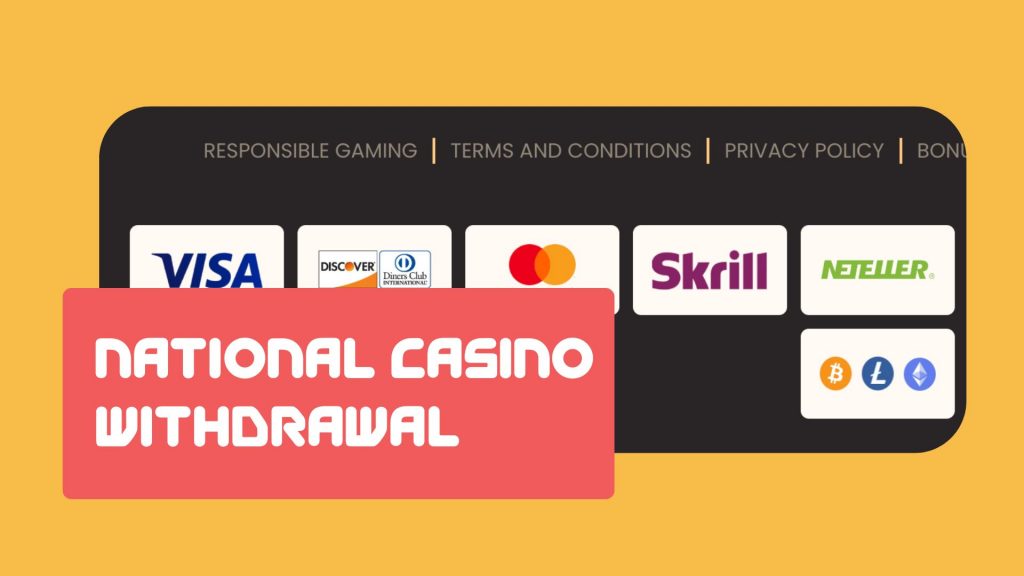 National casino withdrawal operations