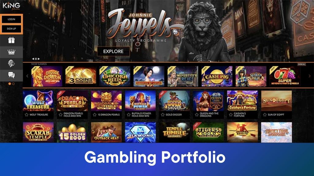 All About King Johnnie Casino Gambling Portfolio