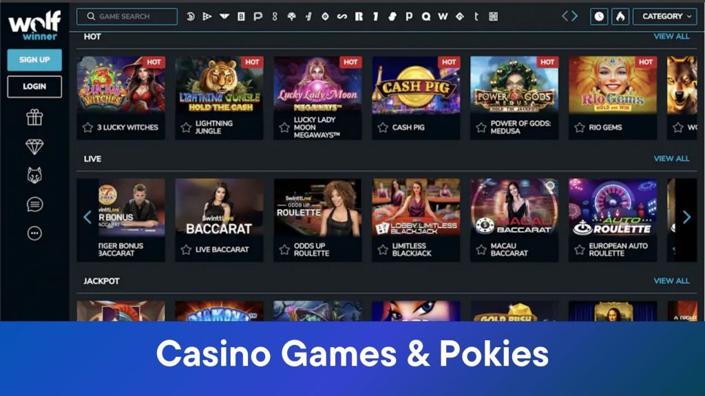 Wolf Winner Casino Games & Pokies